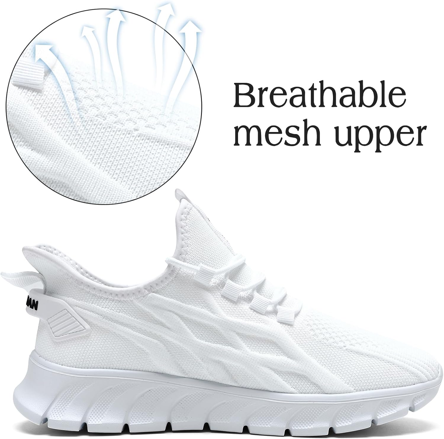 Women Running Shoes Tennis Sneakers Slip on Walking Gym Non Slip Work Workout Jogging Shoe - Image 3