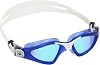 Aqua Sphere KAYENNE Goggle, blue titanium mirror lens, Dark Blue  White
