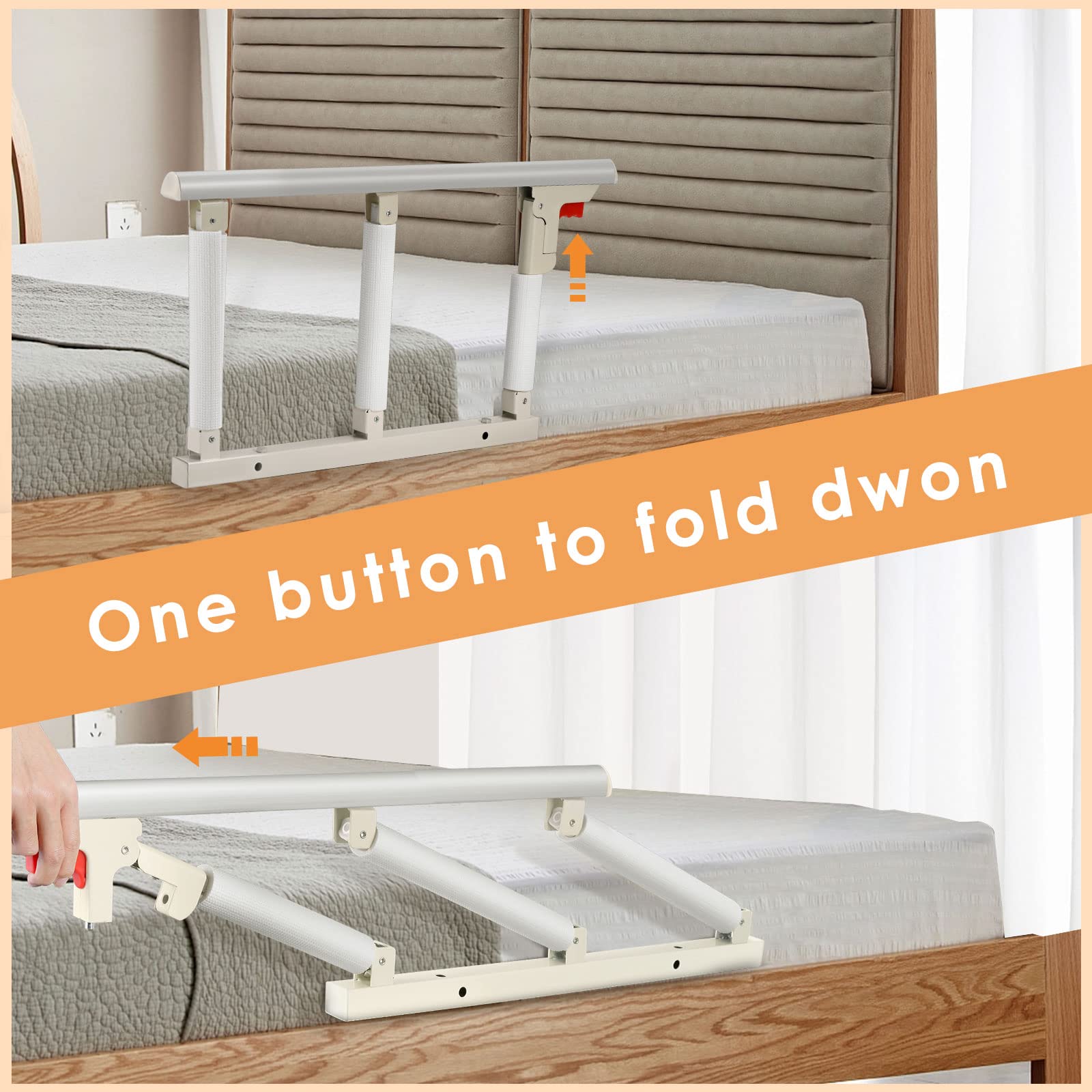 Bed Rails For Elderly Adults, Folding Medical Bed Safety
