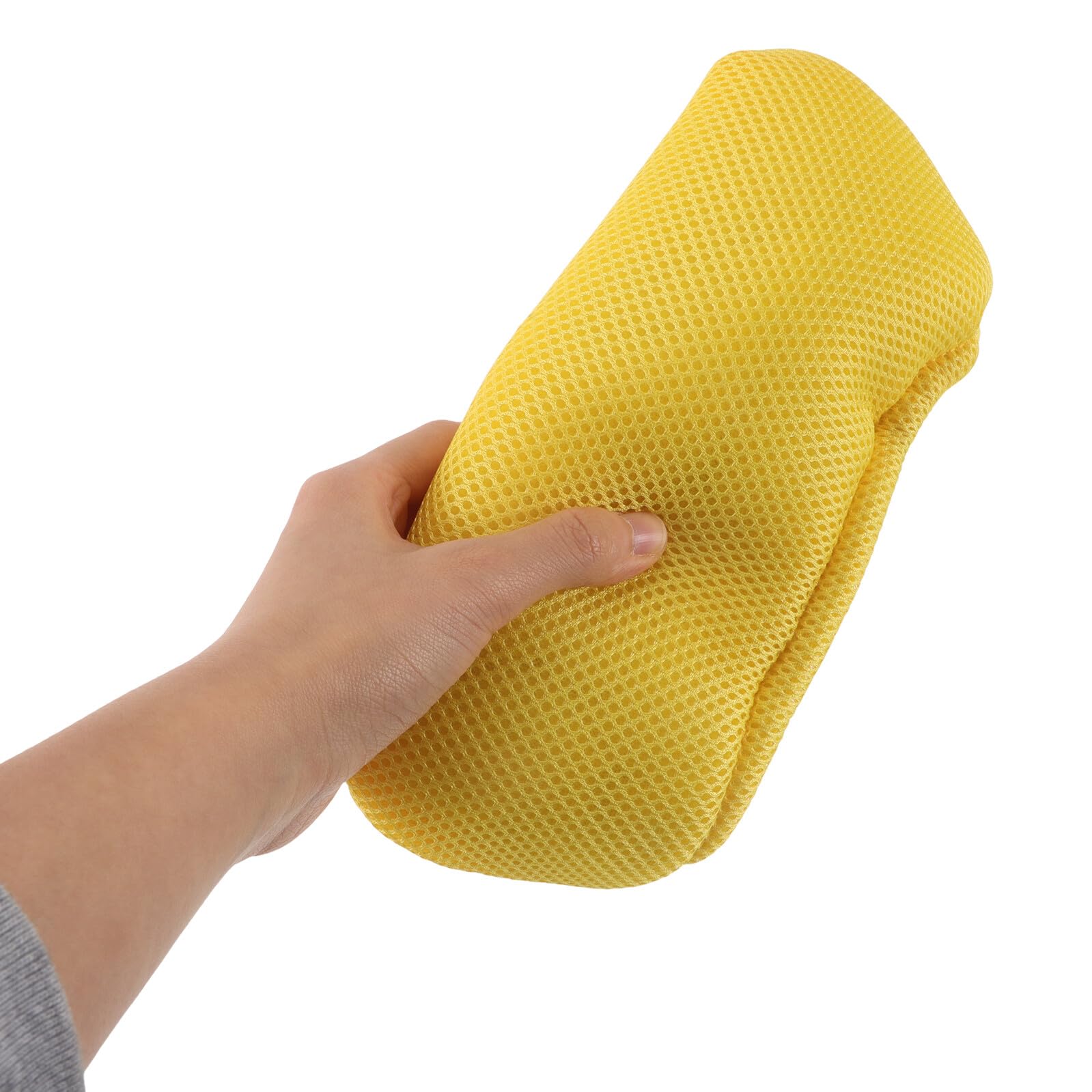 Almohadillas para Muletas Axilares Acolchadas y Antideslizantes, Funda de Esponja Transpirable Amarilla, 21,8 X 8,5 X 8,1 CM, 1 Par, Compatible Muletas de Antebrazo para Uso