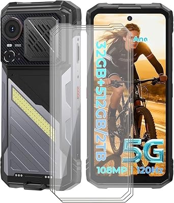 [3 Pcs] Screen Protector for Hotwav Hyper 8 Pro 6.78 Inch, 9H Hardness Tempered Glass Screen Film, Highly Clear, Anti-Scratch, Bubble Free, for Hotwav Hyper 8 Pro Protective Film
