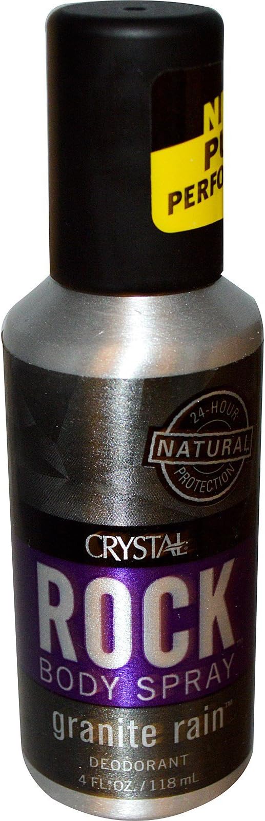 Crystal Mineral Deodorant Spray for Men, Granite Rain, 4 oz