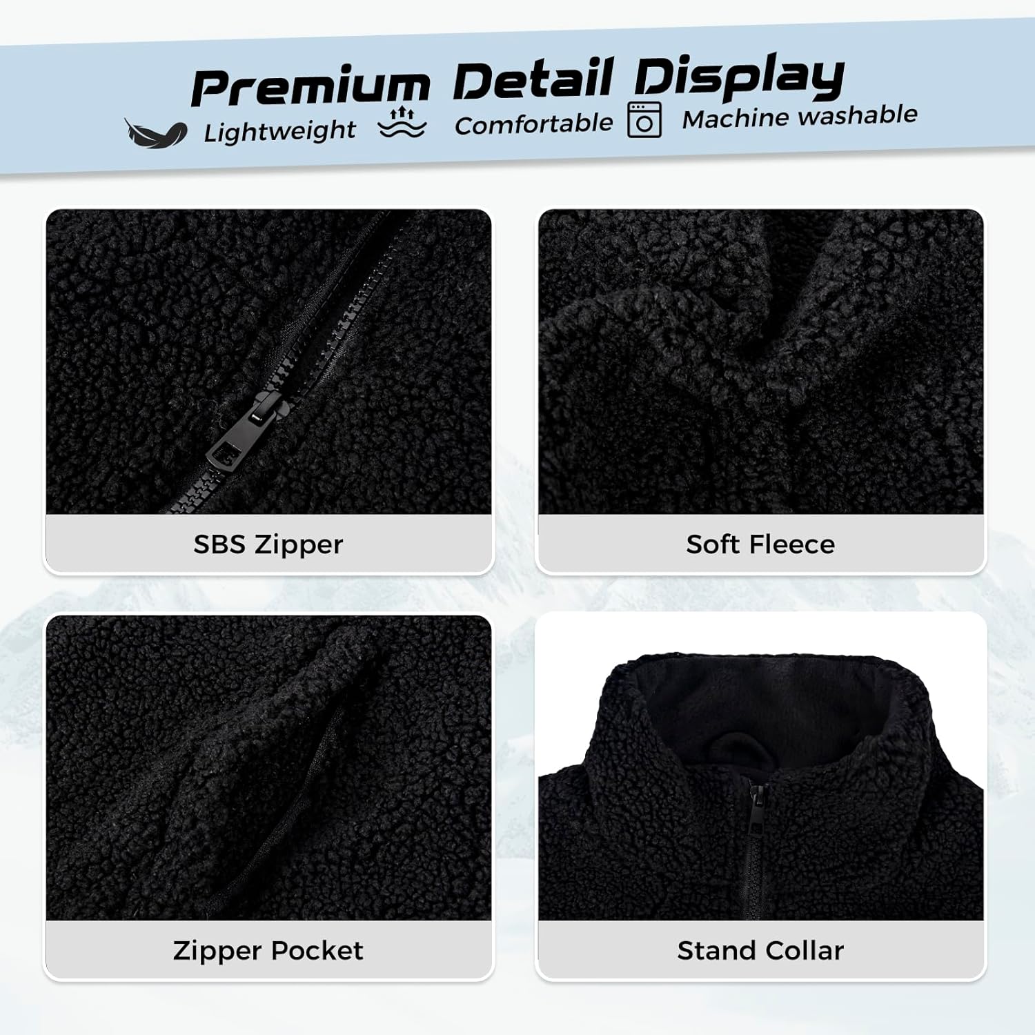 Heated Vest for Women - Lightweight Fleece Heating Vest & 10000mAh Battery Pack, Rechargeable Heated Vests Jacket for Hiking - Image 7