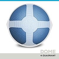 Vista 5 de BOSU NexGen 25 Pulgadas Equipo de Ejercicio en Casa para Fuerza, Flexibilidad y Equilibrio con Superficie Antideslizante Gomada y Bomba de Mano