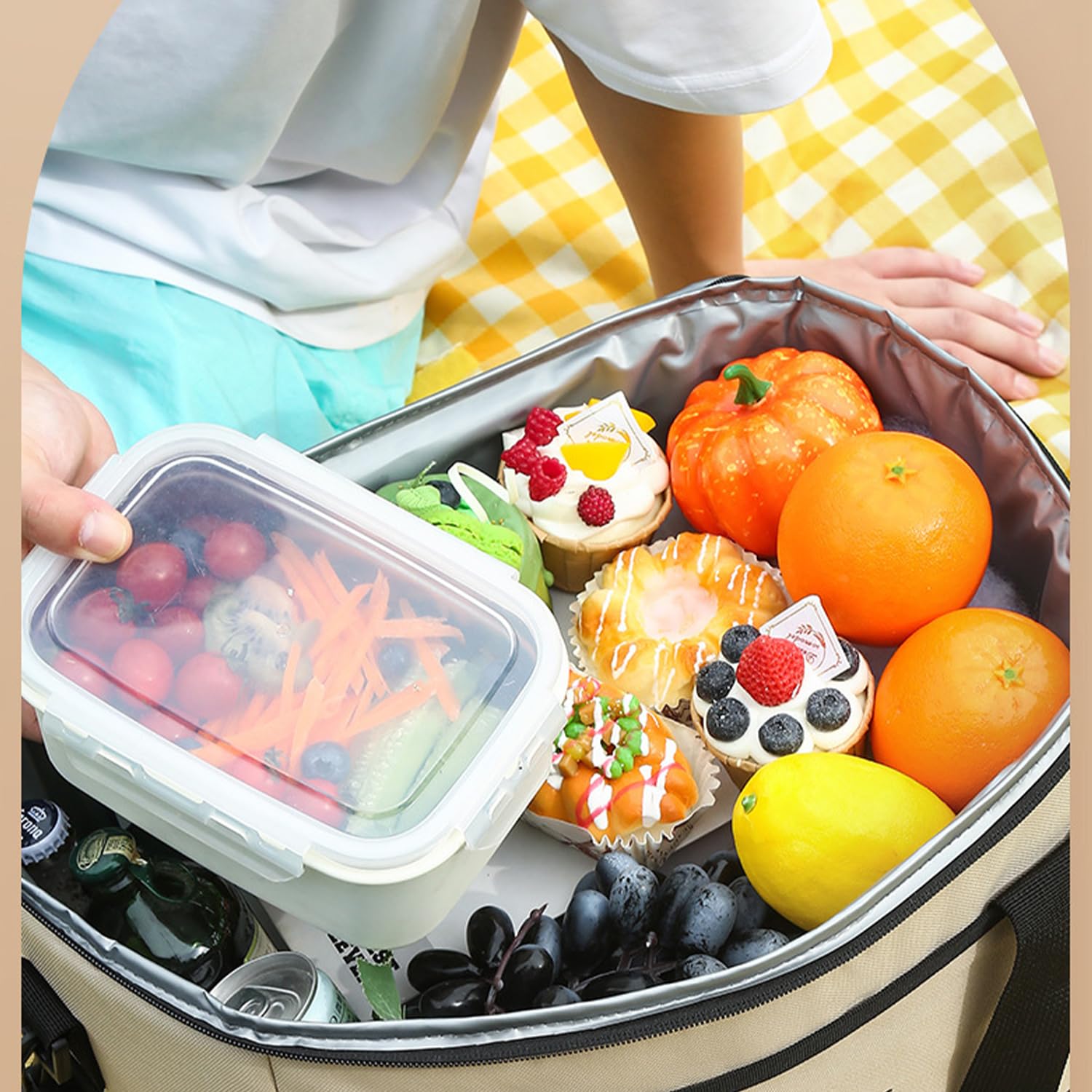 Nevera Portátil Mochila Comida Trabajo Mochila Nevera Isotermica