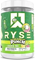Vista 9 de RYSE Core Series Loaded Pre Bomba, energía, fuerza L-citrulina, beta-alanina, L-teanina, cafeína y Thinkamina 30 porciones (Freedom Rocks)
