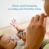 Vista 2 de Frida Baby Kit de solución salina, resfriado y gripe, juego de 12 piezas que incluye aspirador nasal NoseFrida para bebé, succionador nasal, aerosol