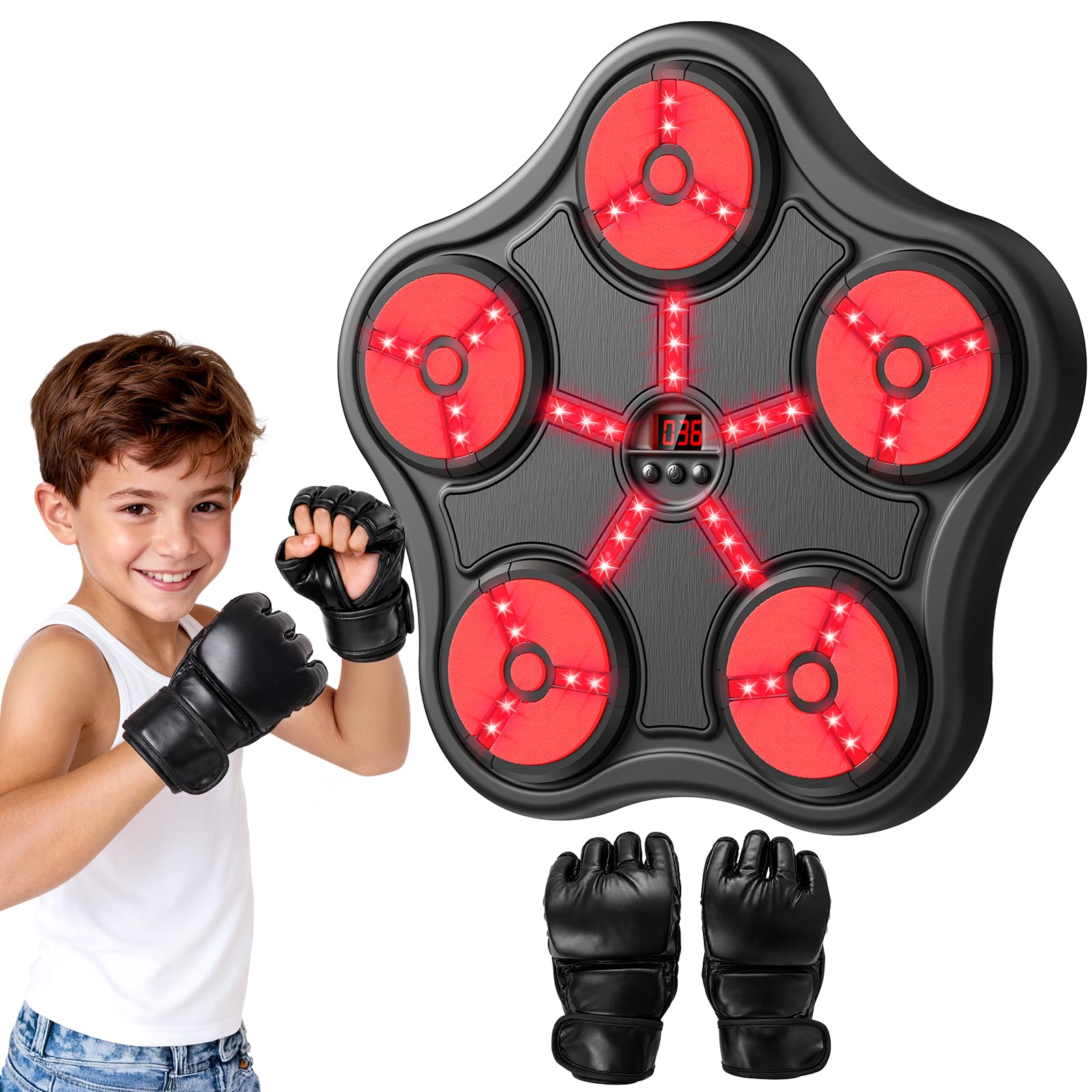 Boxing Machine Toy for Kids and Adults, Comes with Boxing Gloves