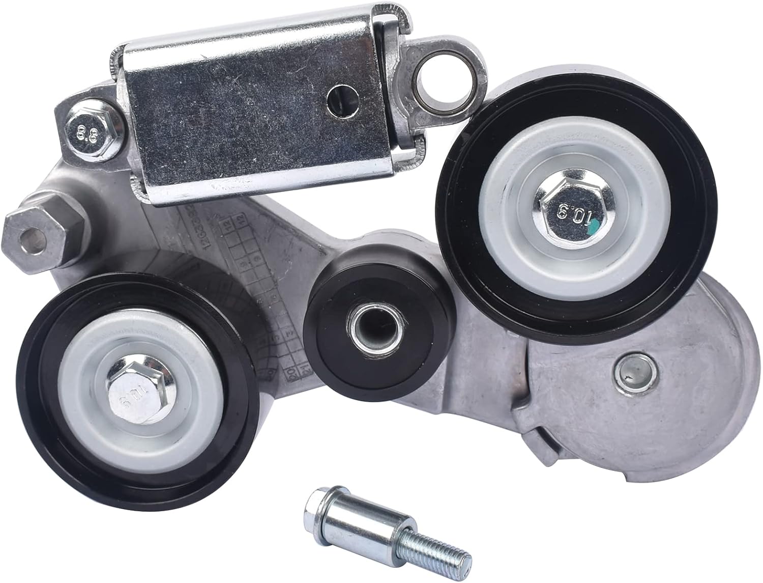 Drive Belt Tensioner Assembly Replacement for Buick LaCrosse Regal Chevy Impala Malibu Saturn Vue 2.4 L4 12663047 12650244 12655192