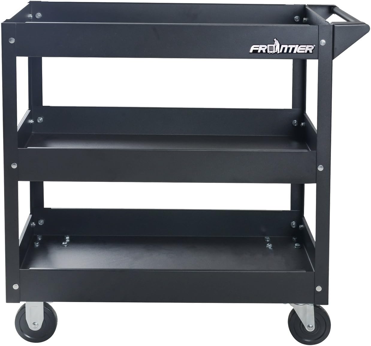 Service Tool Cart Tool Organizers - New Design in 2018, Easy to Assembly, 4 castors for Move, Most Stable for DIY Working, Garage Storage Roller cart, Dollies (3 Trays black Color) : Industrial & Scientific
