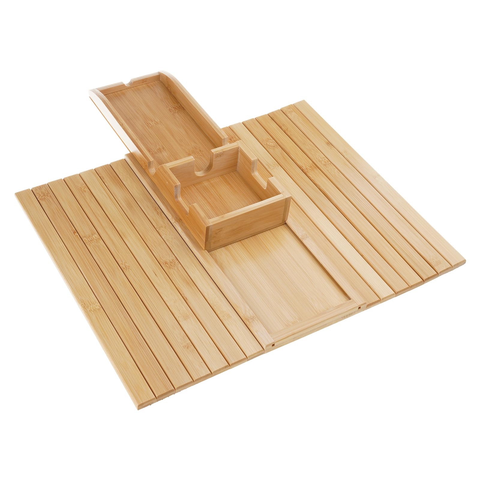 Buxuaaaa Multipurpose Couch Armrest Tray Practical Sofa Arm Tray with Customizable Cup Placement for Comfortable Enjoy Snacks for Couch
