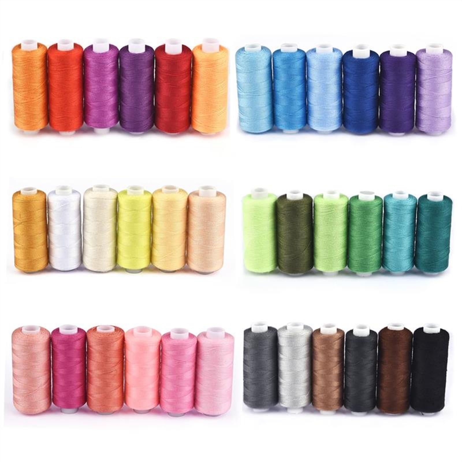 Kreuzstich-Set Lätzchen - 6 Stück In Rosa & Gelb (14 Karat Baumwolle)