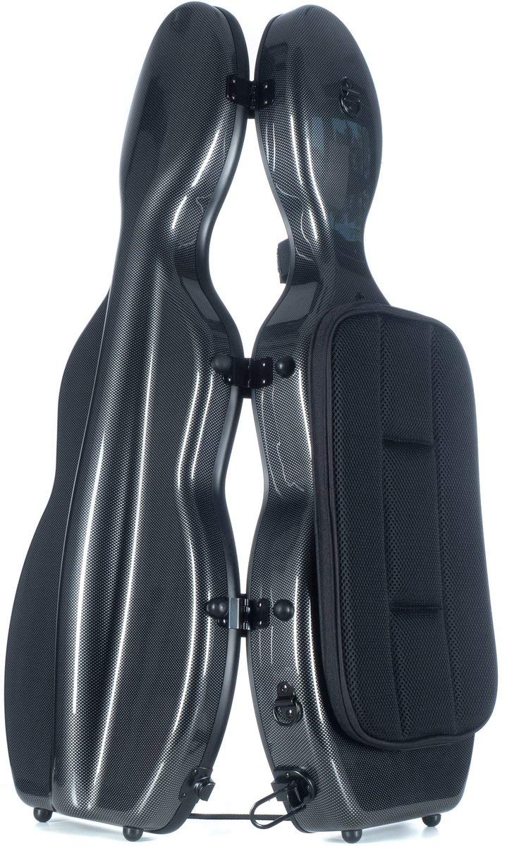 Custodia per violino Fiberglass Ultra Light 4/4 point black - navy blue M-Case + Music Bag