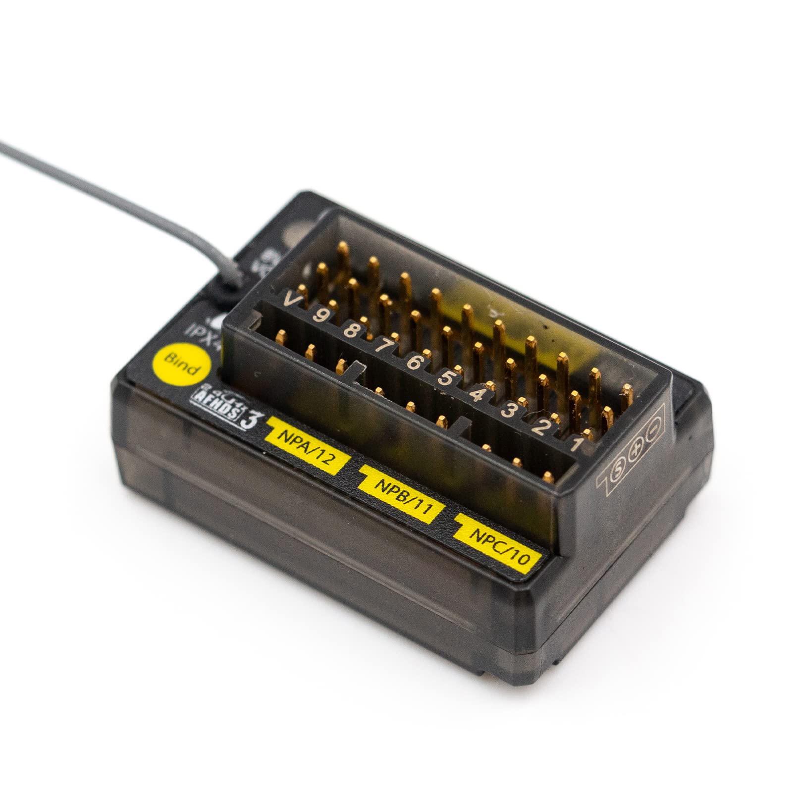 Matybobe FGr12B 2,4GHz 12 Kanal Empfänger PWM PPM Ibus für AFHDS3-Sender HF-Module PL18 / NB4 / NB4 Lite RC-Auto-Bootsfahrzeug