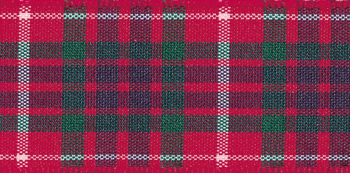 Berisfords Tartan Ribbon - 17 Traditional Designs for Home, Gifts, Fashion and Crafts - Frazer Tartan - 25mm Wide x 25 Metres
