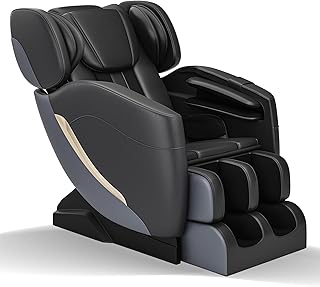 SMAGREHO 2025 Massage Chair Full Body, Zero Gravity Recliner with 6 Auto Modes, Foot Massage, Heating, Bluetooth, Black