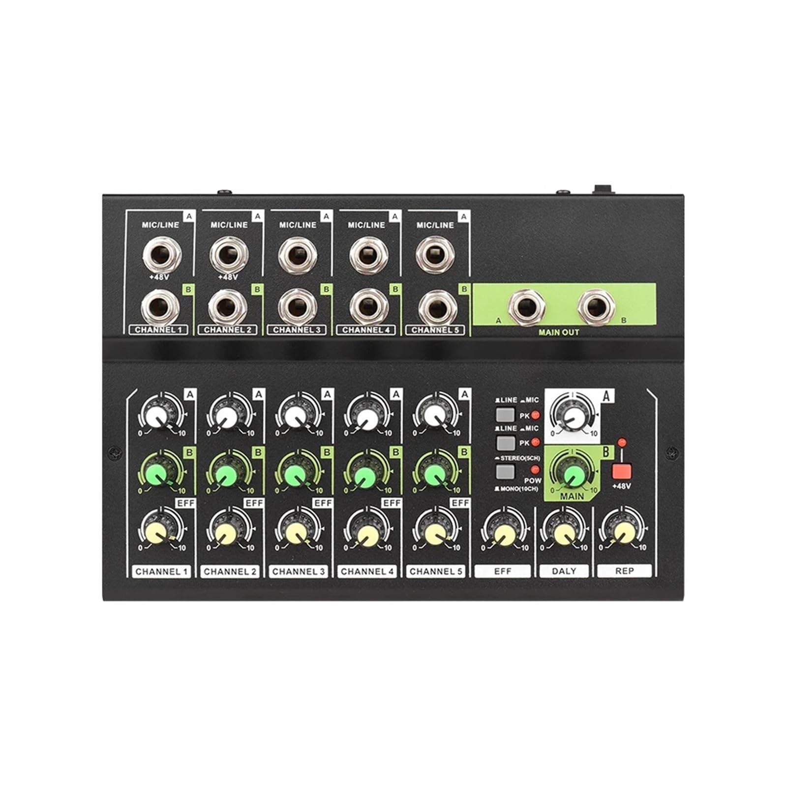 Console de mixage 10 canaux resolvant les problemes de configuration audio complexe