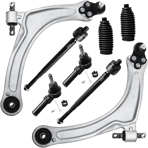 Miniatura 183 de Detroit Axle - Kit de suspensión delantera de 8 piezas para Toyota Sienna 2004-2010, brazos de control inferiores con rótulas interiores exteriores
