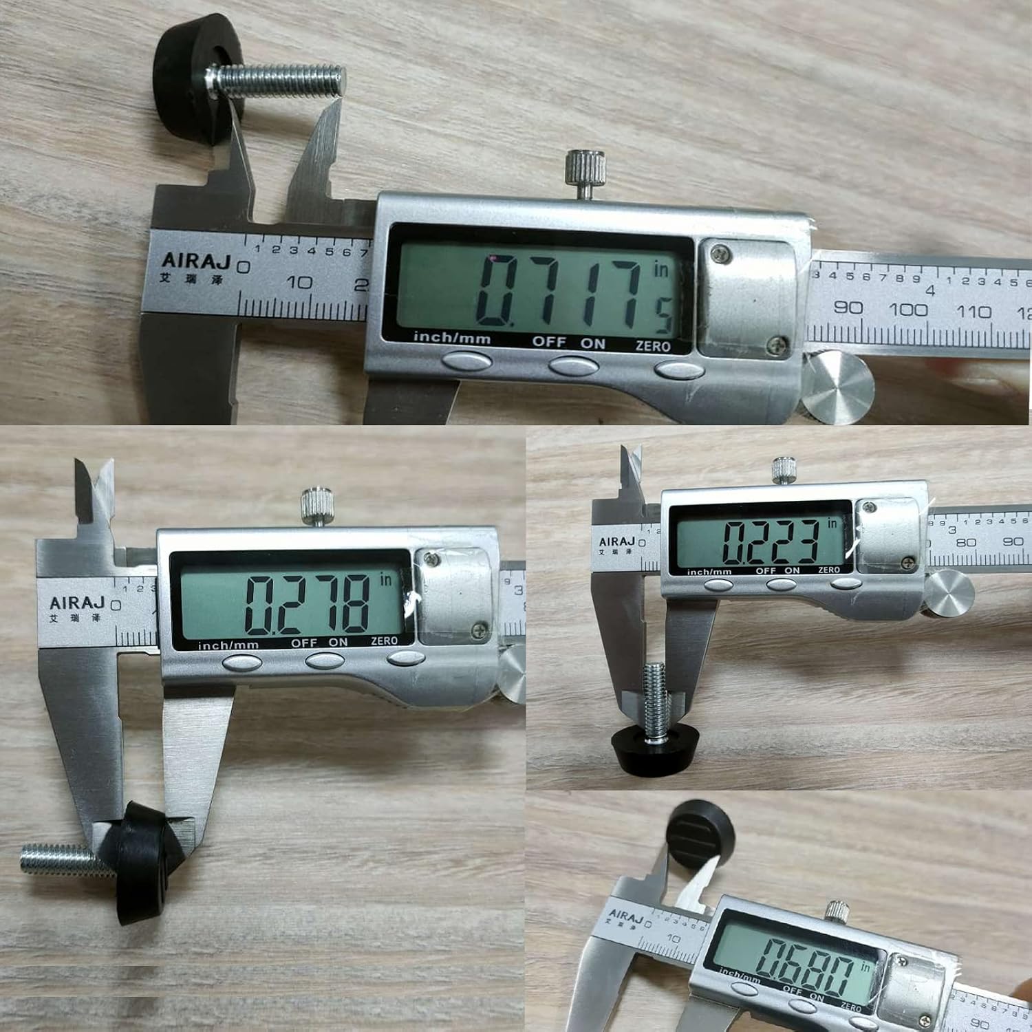 M6x18mm Furniture Glide Leveling Foot 30Pcs, 7/8 Inch Base Diameter, Screw in Levelers for Small Furniture or Applicances