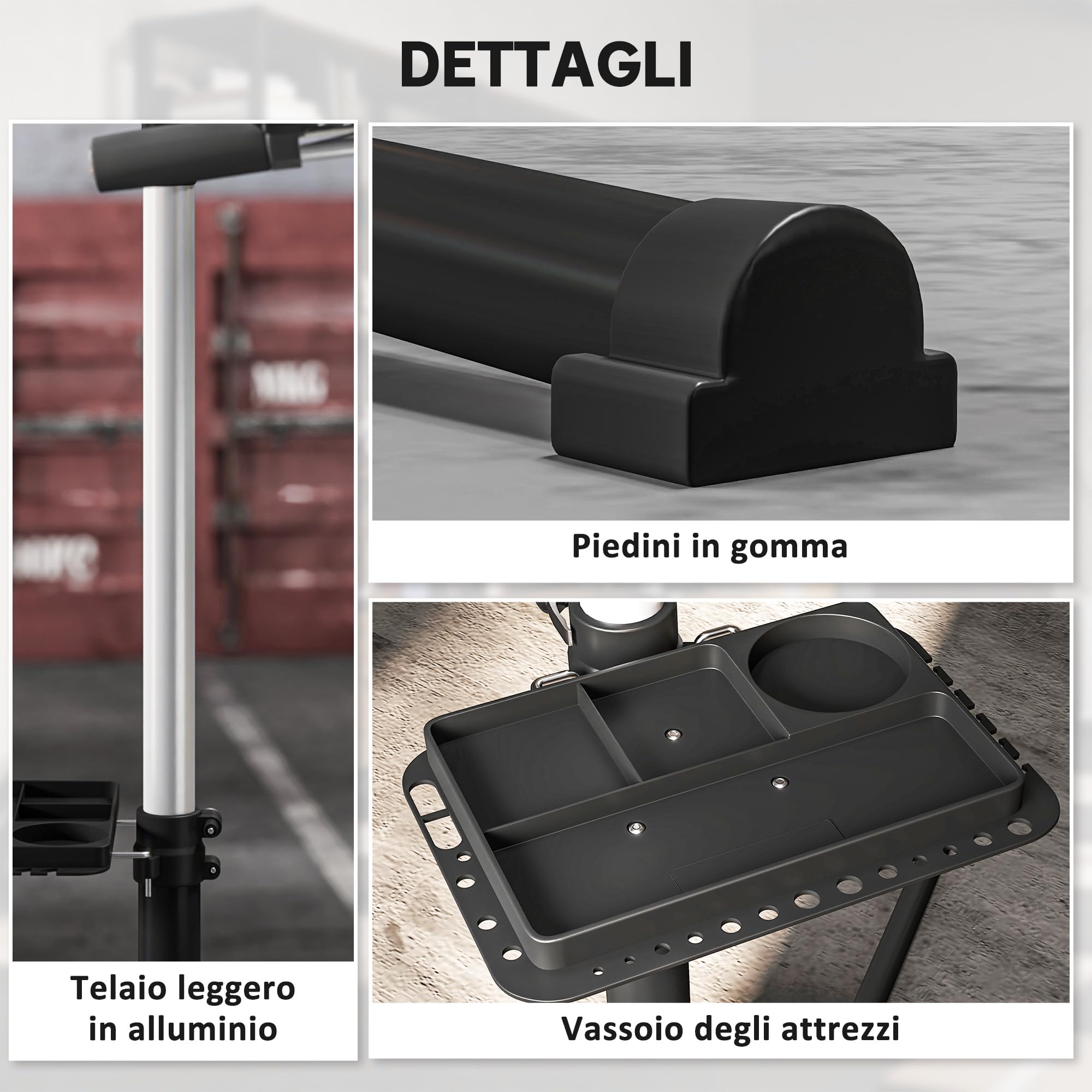HOMCOM Cavalletto per Riparazione Bici, Supporto Manutenzione Biciclette con Altezza Regolabile, Girevole a 360° e Pieghevole, Cavalletto Manutenzione Bici, per Universale Massimo 40 kg, Nero
