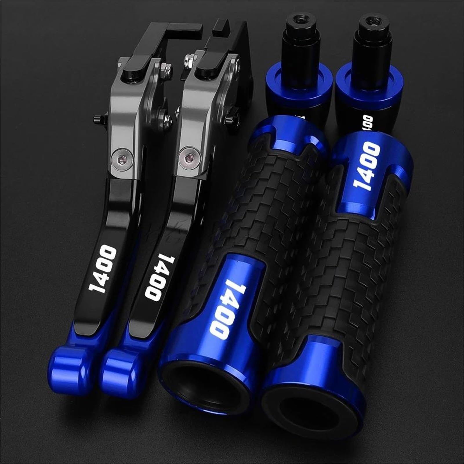 Leviers de frein et embouts guidon pliables haut de gamme Suzuki GSX1400