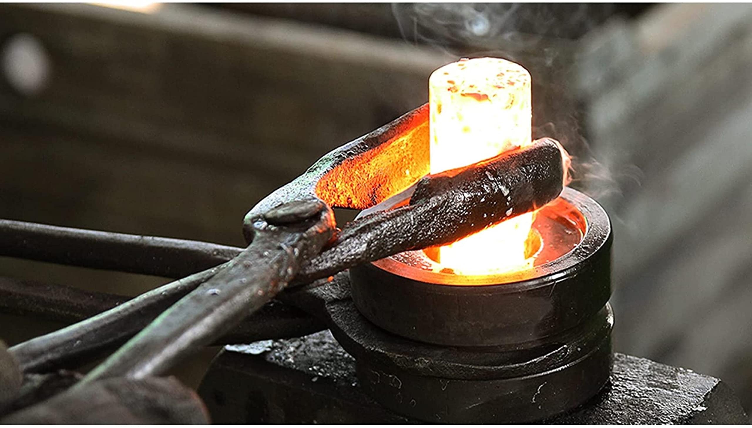 Schmiedezangen Schmiedezange Schmiedezange Rundzange Für Ambossmesserherstellung Schmiedezange 600 Mm 1,65 Kg Für Engineer Blacksmith Forge