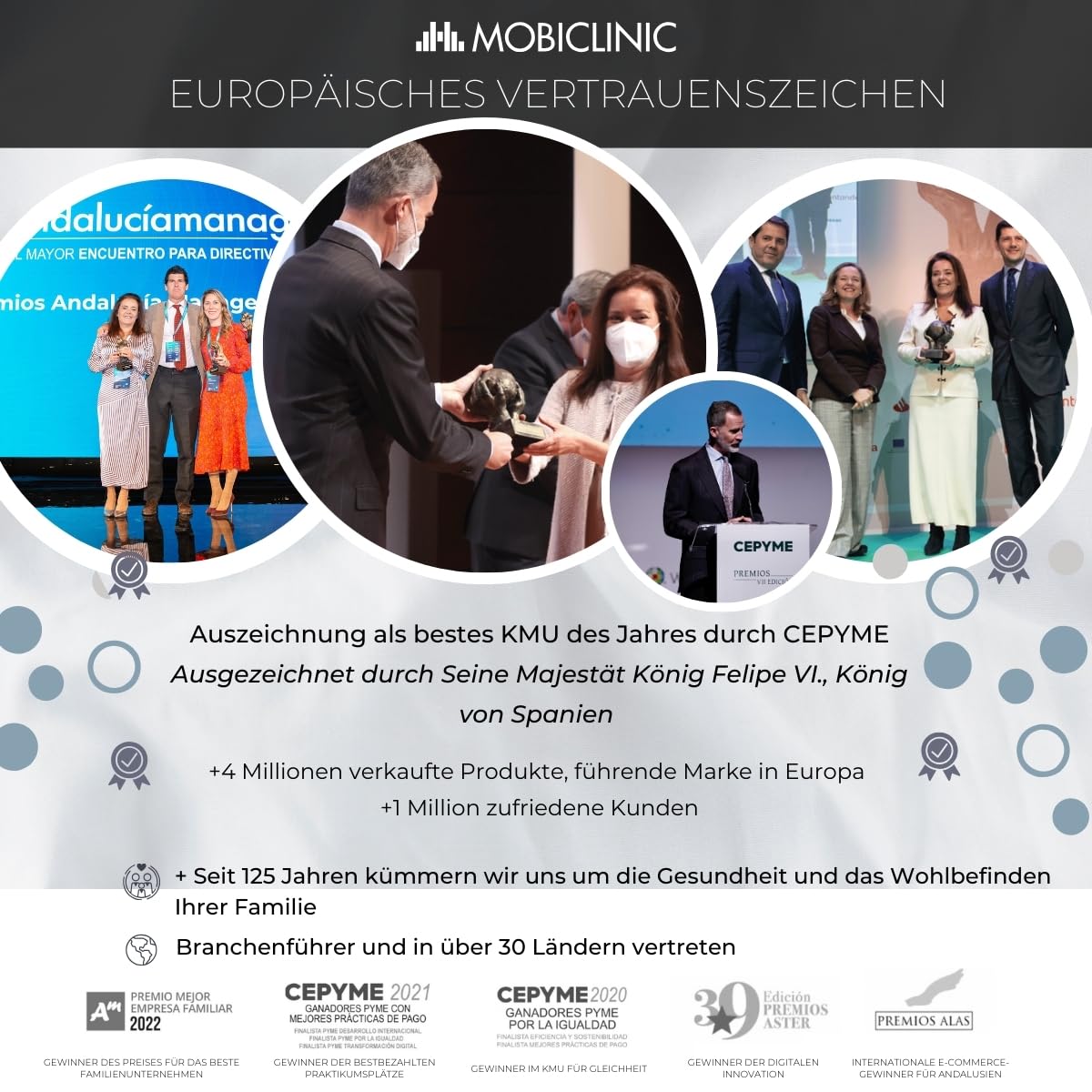 Mobiclinic®, Kindersitz, ISOFIX, 360°-Drehung, I-Size ECE R129, Top Tether, Gruppe 0/1/2/3, Kombinierbar, 0 bis 36kg, 5-Punkt-Gurt, 0–12 Jahre, Verstellbar, 3-fach verstellbare Rückenlehne, Pandafix