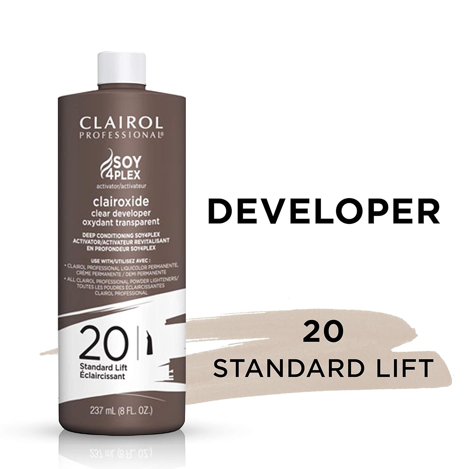 Clairol Professional Pure White 20 volumeCrème Developer, 16 oz : Beauty & Personal Care