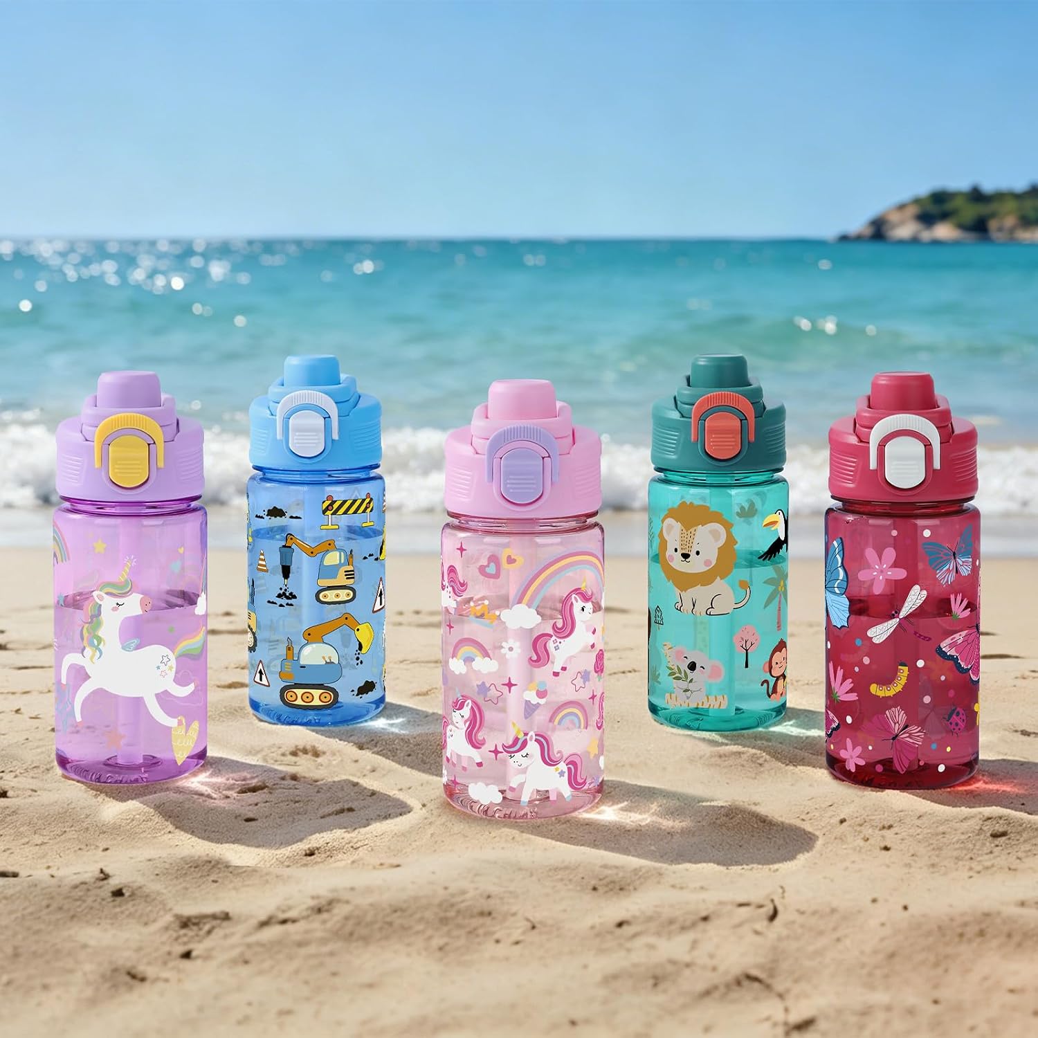 Kids Water Bottle School 13 Oz