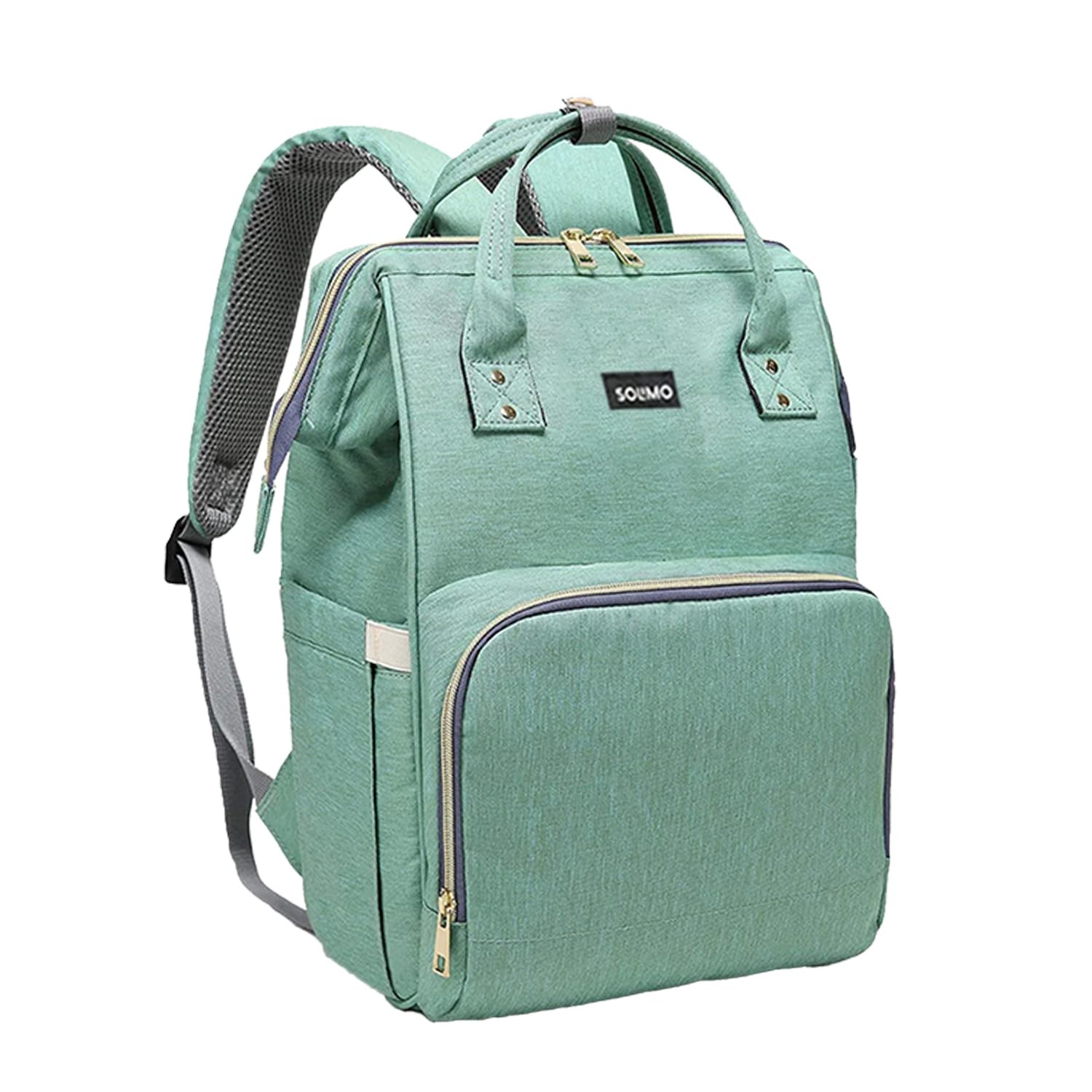 Amazon Brand - Solimo Baby Diaper Bags For New Born Baby for Mothers | Maternity Waterproof Bags for Travel | Multiple Pocket to Easily Organise Baby Essentials Diaper Backpack for Moms-picture-20