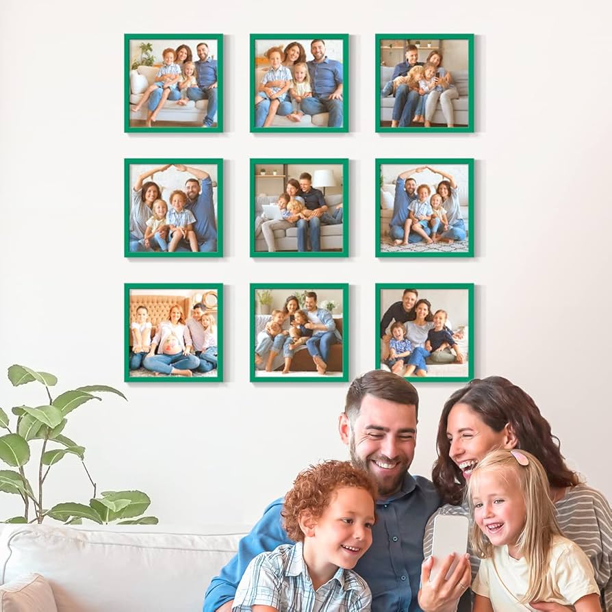 直接引取り限定6980円　91cm 117cm油絵　特大作品 Amazon.com - Renditions Gallery Set of 9, 8x8 Custom Photo