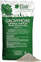 Elixir Gardens Growmore 7-7-7 Special Blend All Round General Purpose Fertiliser | 20kg | Treats 400 sq.m