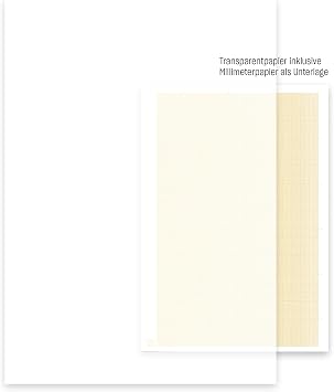 Staufen Edition Dürer Transparent pad, DIN A3, 25 Sheets, 80 g/m² tracing Paper, Pack of 1