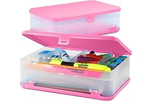 Enday Pencil Box Pink: The Ultimate Pencil Storage Solution for School Children
