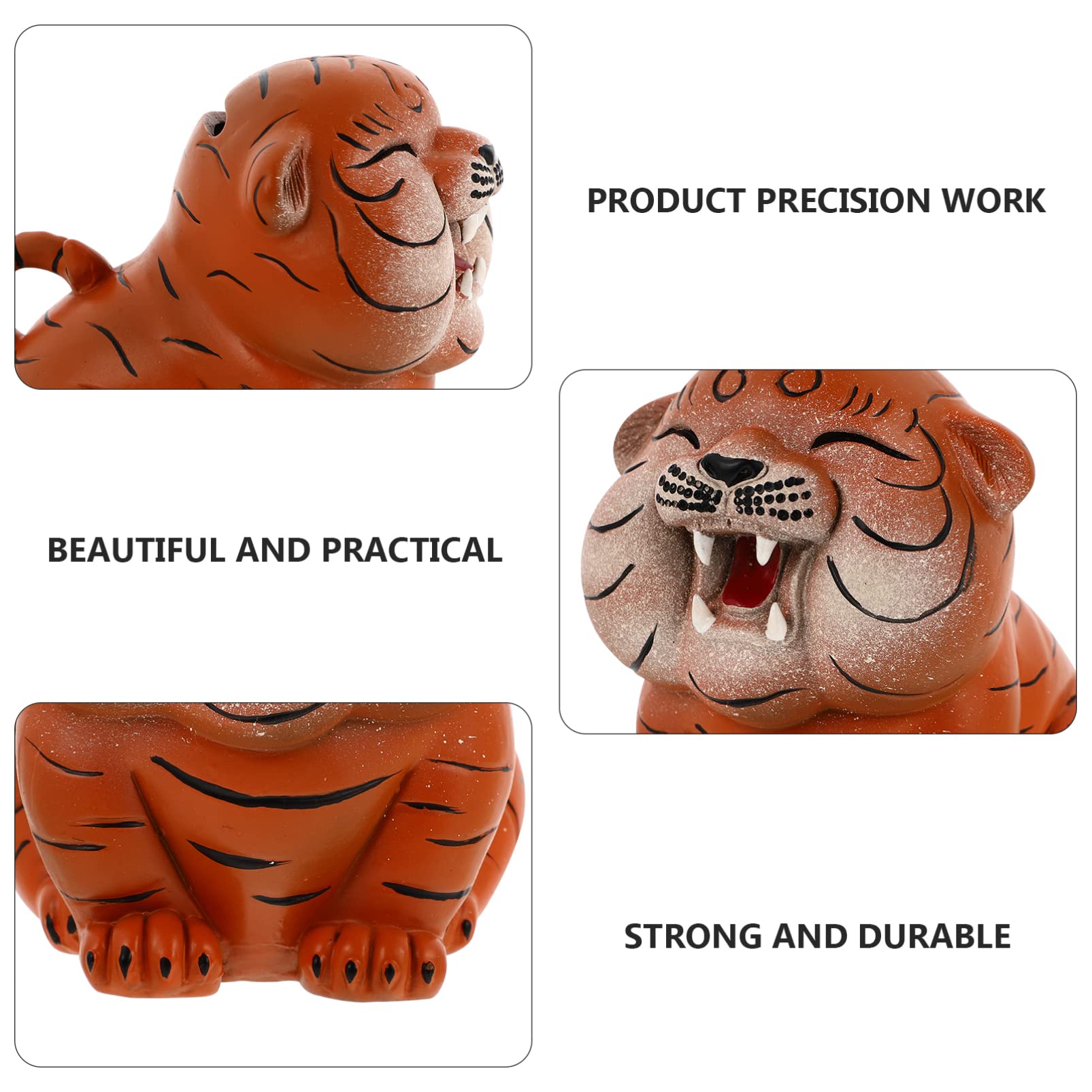 Dekorative Keramik Spardose Tiger als Schreibtischdekoration für Kinder