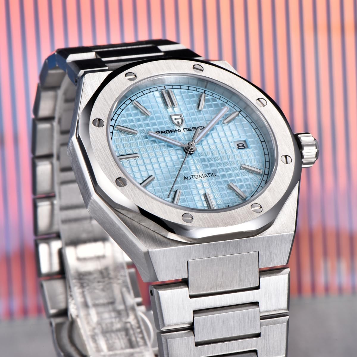 Pagani Design orologi da uomo giapponese movimento automatico subacqueo meccanico sport impermeabile vetro zaffiro orologio da polso in acciaio inox
