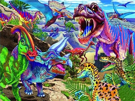 Amazon 大人3000ピースパズル大人のための大きなピース面白い難しいパズル強い恐竜装飾パズルゲームギフト ジグソーパズル おもちゃ