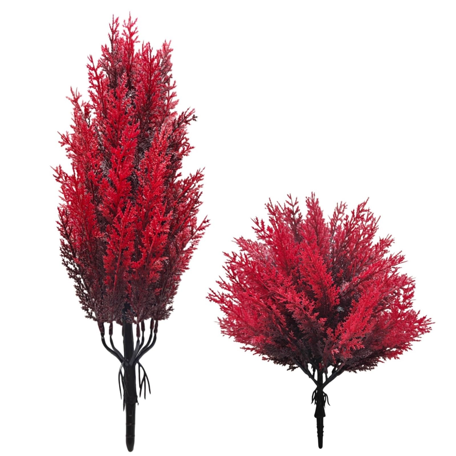 WBCDXCBB Simulated Prickly Cypress, Planted Green Plants, Flowers 1Pcs(Short cypress leaves)