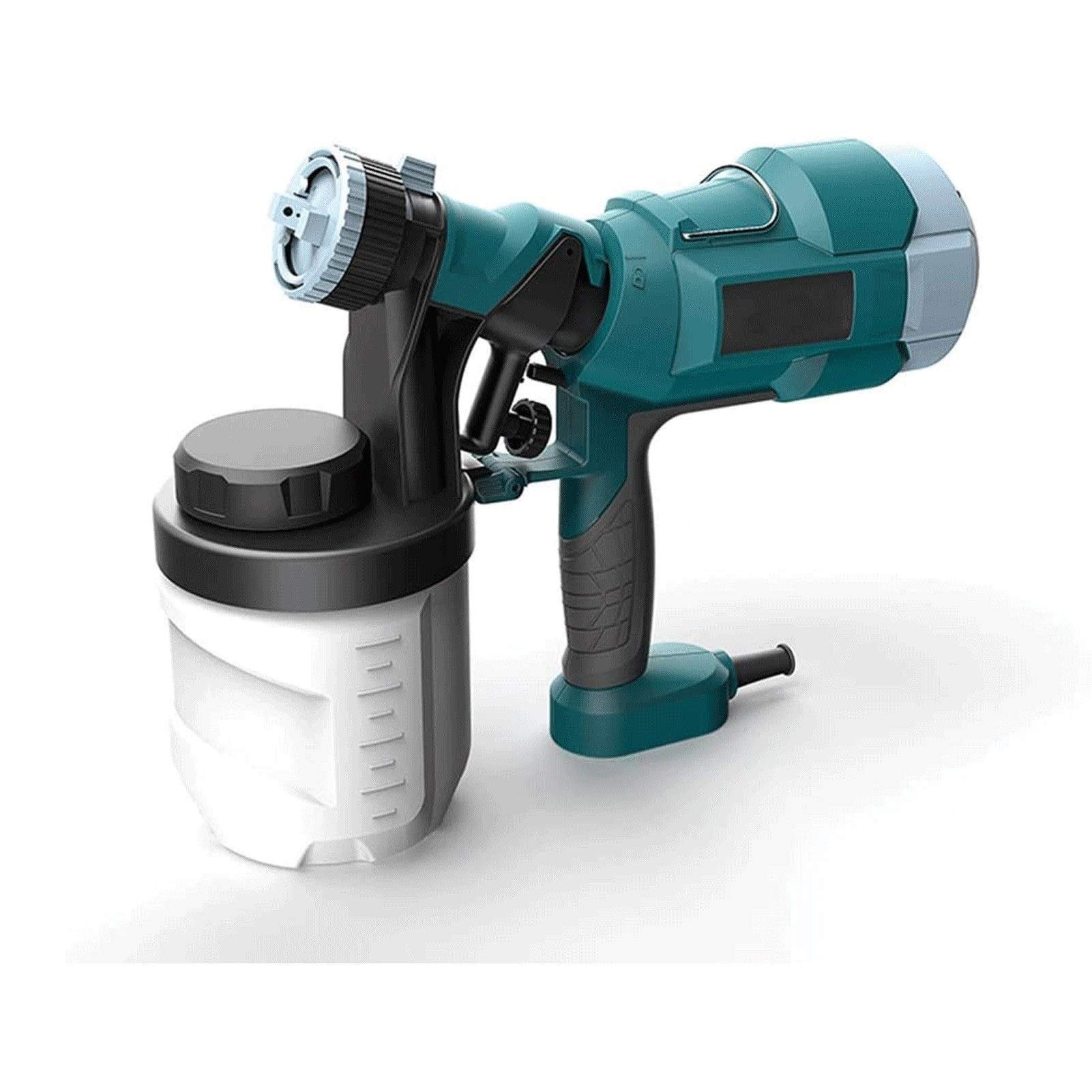 Rociador de Pintura portátil, Pistola rociadora de Pintura eléctrica de 500 W 700 ml con 3 Patrones de rociado, contenedores Desmontables, fácil de rociar y Limpiar