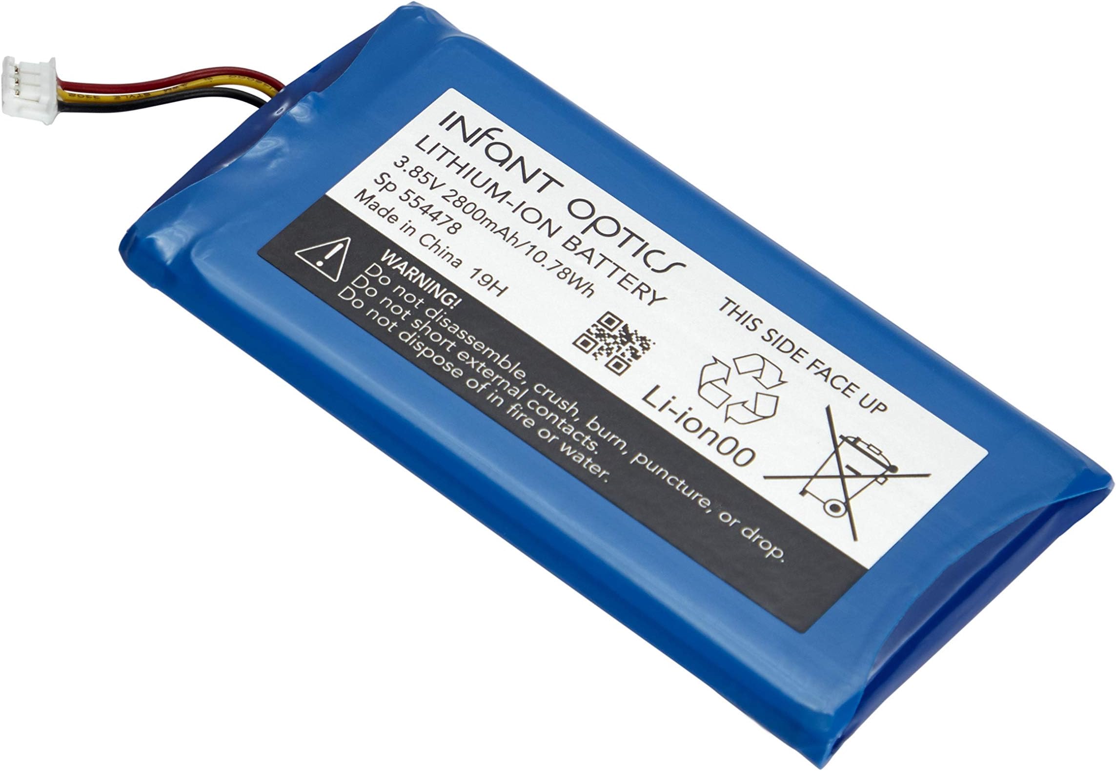 Infant Optics DXR-8 PRO Rechargeable Battery (NOT Compatible with DXR-8), Silver