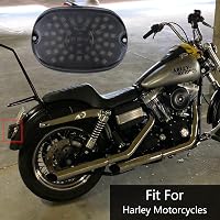 JMTBNO Motorkerékpár LED Hátsó Lámpa Irányjelzővel Féklámpa Füstszínű Lencse Harley Sportster Dyna Road King 6