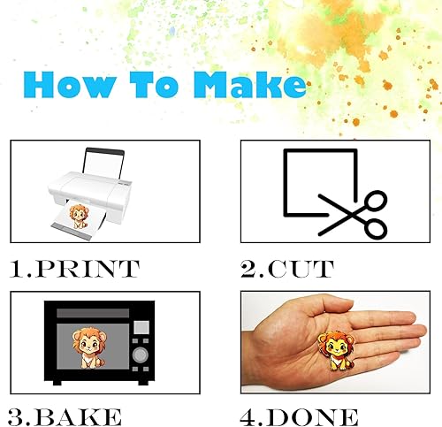 Miniatura 3 de Ink-Jet Hojas retráctiles imprimibles, 50 unidades, hojas de plástico retráctil imprimibles blancas para impresora de inyección de tinta,