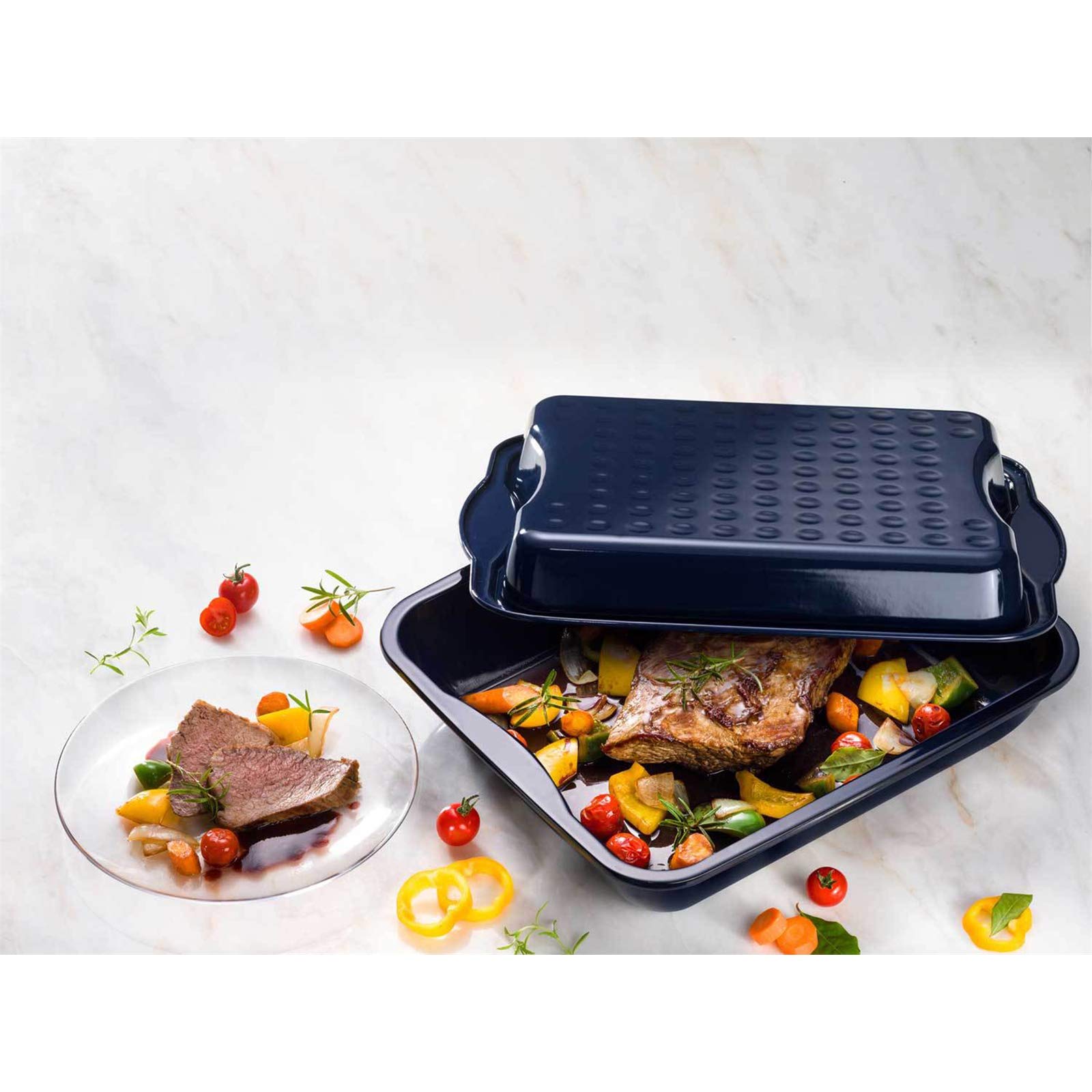 Dr. Oetker Maxi-Bräter Emaille Back-Idee Kreativ Backform NEU OVP