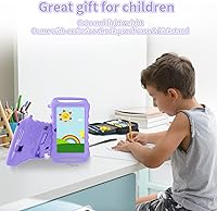 Vista 4 de Tablet de 7 pulgadas para niños Android 11 Tablets 3GB 32GB Control Parental Niños Aprendizaje Tableta Niño Tablet a prueba de golpes Funda