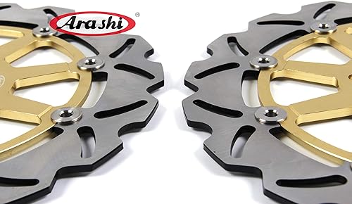 Miniatura 5 de Arashi Rotores de discos de freno delanteros y traseros para Suzuki GSXR 1000 2001 2002 K1 K2 Accesorios de repuesto para motocicleta GSX R 1000