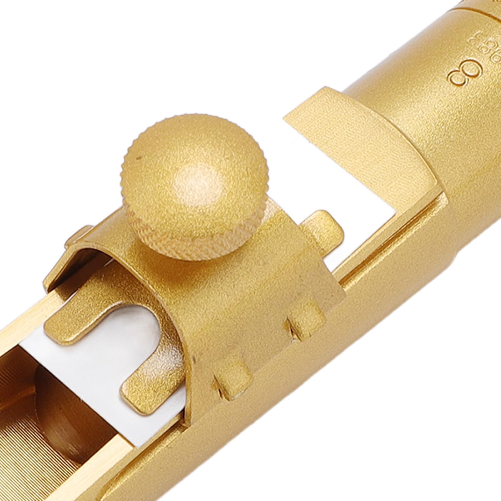 KIMISS Bocchino Professionale per Sassofono Contralto con Cappuccio in Metallo Ottone per Principianti e Professionisti - Bocchino Ad Alte Prestazioni per Accessori per Sassofono Contralto 8C