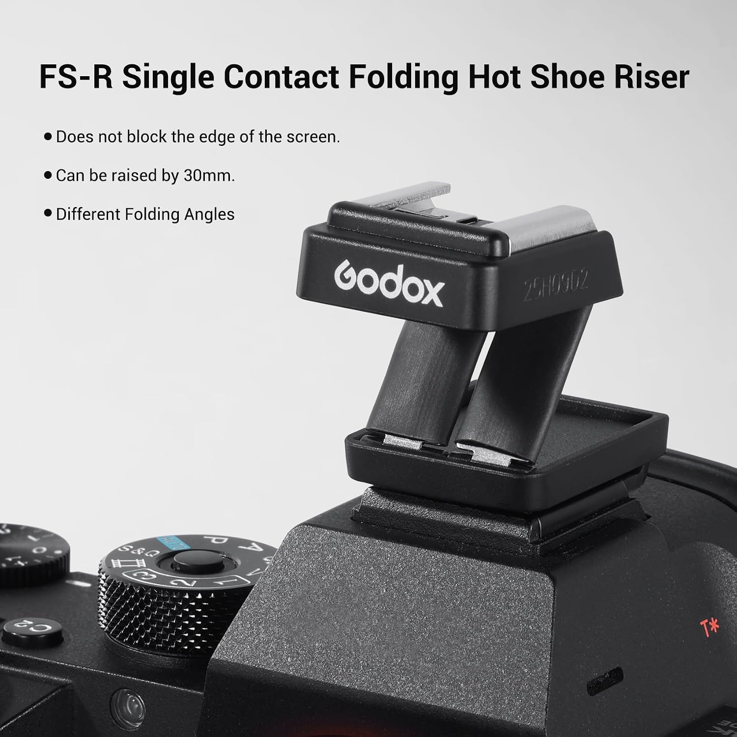 Godox FS-R Foldable Riser for Single-Contact Mini Flashes image 2