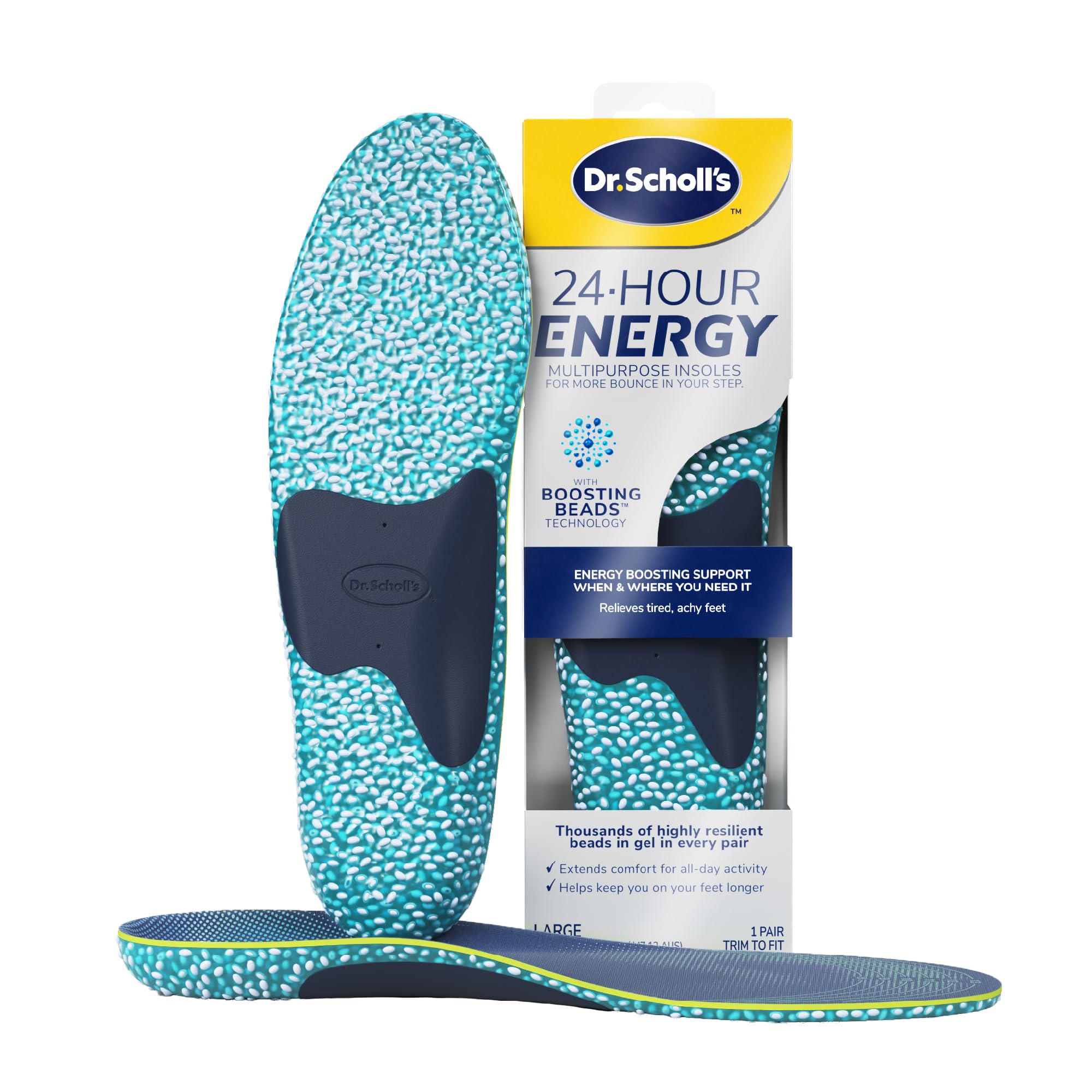 Scholl Dr. 'S 24 Hour Energy Insoles - Large