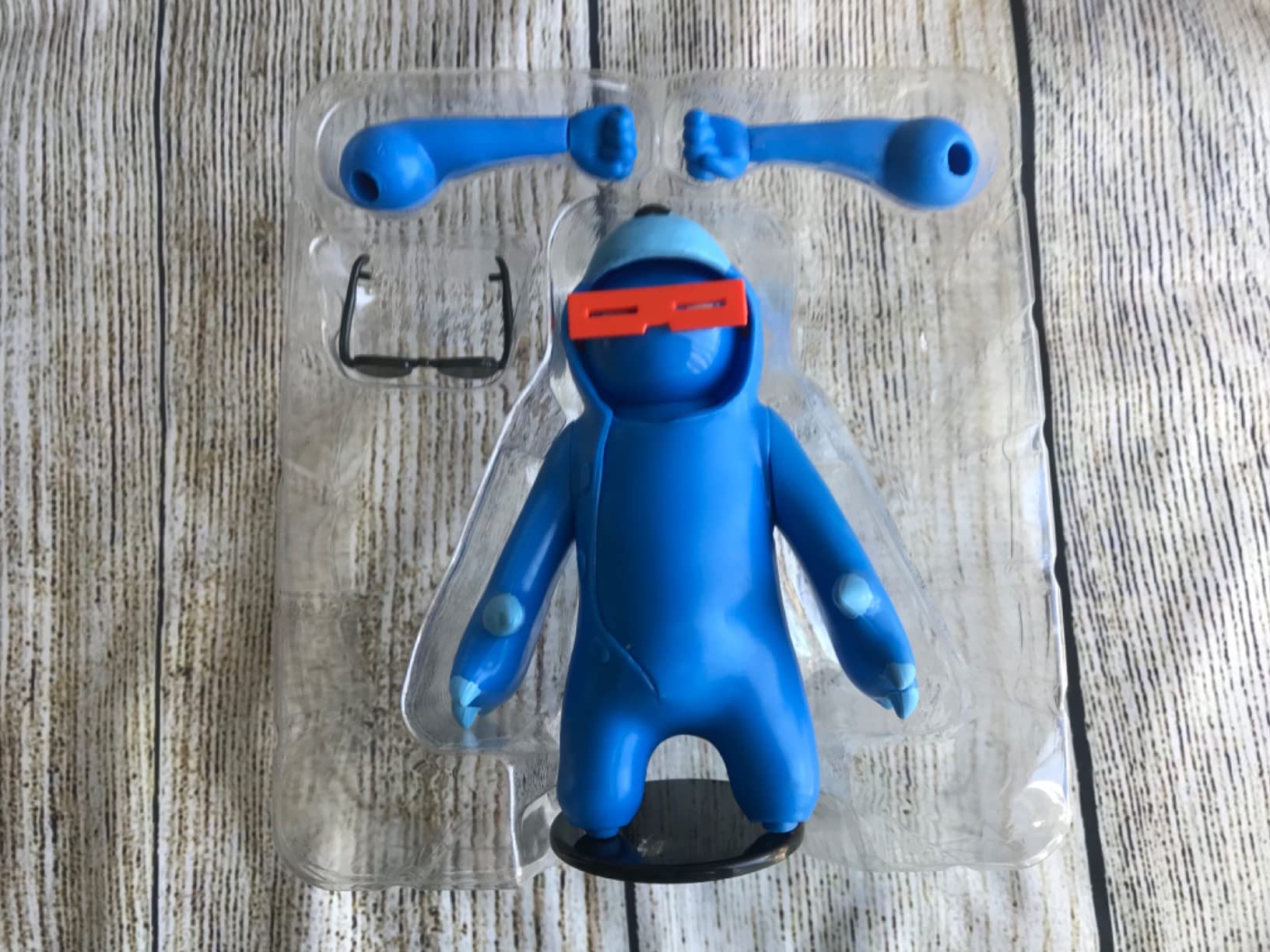 Action Figure Lansay Gang Beasts – Blue Bear, 11,5 Cm, Personaggio Videogioco