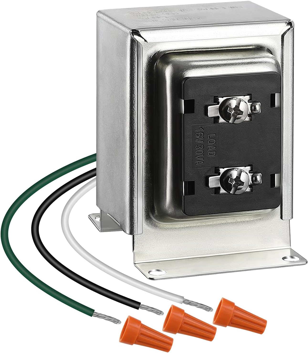 DEWENWILS Doorbell Transformer, 16V 30VA Low Voltage Transformers Compatible with Ring Video Doorbell Pro, Nest Hello Doorbell, UniFi G4 Doorbell, Power Multiple Door Chimes, Hardwired - - 